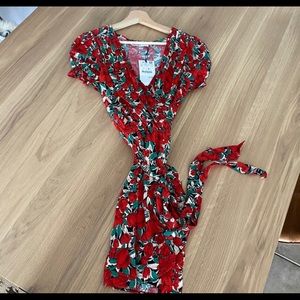 Zara wrap dress size large